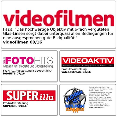 Somikon Einsteiger-4K-Action-Cam, Full HD (60 B./Sek.), mit Unterwassergehäuse - 7