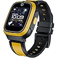 boAt Wanderer Smart Kids Watch w/ 2-Way Video & Voice Calls, SOS, Geo Fencing, Restrict Unknown Calls, Parental Controls,2MP Camera 1.43" (3.6 cm) HD Display Fitness Smart Watch (Sunshine Yellow)