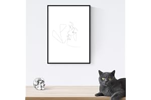 NACNIC rysunki i szkice plakaty z linią. film Nordica Pocałunek miłości. Pudełko jednym zamachem. format A3