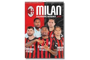 EURO PUBLISHING: Calendario Verticale Milan 2026 - cm 29x42 - Prodotto Ufficiale