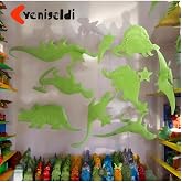 Yenigeldi Fosforlu Dinozor Gece Odanızı Aydınlatan S&uuml;s,&Ccedil;ok Renkli 5 X 4