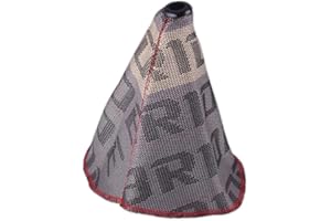 EGFheal BRIDE GRADATION HYPER FABRIC Car Gear Shift Knob Boot Cover Gear Gaiter Cover Gear Shifter Boot Universal Manual Gear Shift Knob Light gray