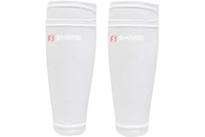 Vintree Calcio parastinchi raddoppiare Mazzo Calzini Manicotto Fisso parastinchi parastinchi Maniche a Doppio Strato con Mesh Traspirante Manicotto Bambino Adolescente Adulto