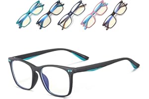 Musivon Gafas Luz Azul Niños de 3 a 12 Años Gafas Para Computadora Protección Ocular Para Infantiles Niños y Niñas
