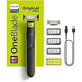 Philips OneBlade Hybrid Shaver for Face and Body,Beard Shaper, Wet/Dry Use, 3 Dirty Beard Comb, 1 Y