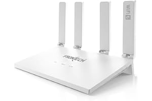 FRONTECH 4G/5G Wi-Fi 6 Router with SIM Slot, Dual-Band Wi-Fi, 4 High-Gain Antennas, 1 WAN/LAN Port, Type-C Port, High-Speed Internet Router for Home/Office/Gaming, 2 Years Limited Warranty (NC-0095)