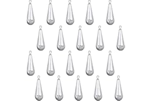 CAILIYA 20 PCS Plomo De Pesca, Pesas De Pesca, Pesca Sinker, Plomos De Pera, Agua Plomada De Pesca, para Pesca De Mar y Agua Dulc（El Peso Real Presenta una desviación）