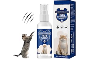 FQQF Katzenabwehrspray,Katzenabwehrmittel für Innen und Außenbereich,Anti Kratz Spray Katzen,Highly Effective,Natürliche Inhaltsstoffe,Against Urination&Scratching,50ml