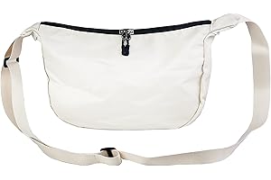 Lin's Liliana Borsa a tracolla da donna in nylon 30×21×11, borsa sportiva a tracolla impermeabile leggera