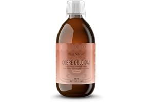 DIOXNATUR® Cobre Coloidal 500ml - Solución Líquida 20 ppm - 99,99% Cobre Puro