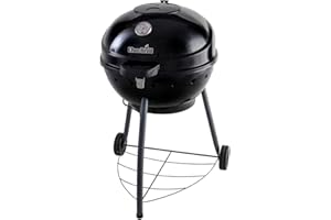 Barbecue à charbon Char-Broil Kettleman™, finition noire.