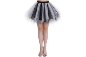 Dressystar Mujer Cancan Tutu Enagua Corta Mini De Tul Danza Fiesta Disfraces