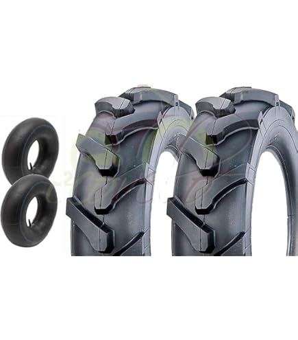 2 Pneumatici Rinforzati 4.00-10 4PR Per Trattorini E Motocoltivatori - Gomme Per Agricoltura E Giardinaggio