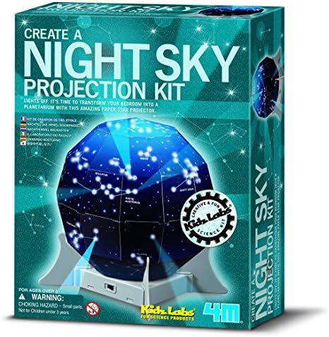 Create Your own Starry Night Sky Projection - Educational Kit - Best New Educational Toy - Easter Gift Present Science Fun Games & Toys Idea Age 8+ Boys Girls Children Kids