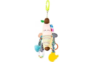 Goorder Baby Pram Toys 0-6 Months, Rattle Toy for Babies 6-12 Months, Baby Sensory Newborn Game 0 3 6 9, Fine Motor Skills Hanging Toys for Stroller Car Crib Boys Girls Gift