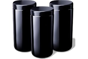 ANCEVIA MIRON Saturn 3x1000ml Weithalsdose - EGA39A1A001-200 inkl. Deckel und Siegel im 3er Set - SM120017-204 UV-Glas, luftdicht, geruchsneutral, Aufbewahrungsbehälter, UV-Schutz, Vorratsdose