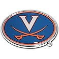 Elektroplate University of Virginia Cavaliers Color & Chrome Plated Metal Car Truck Motorcycle NCAA College Emblem