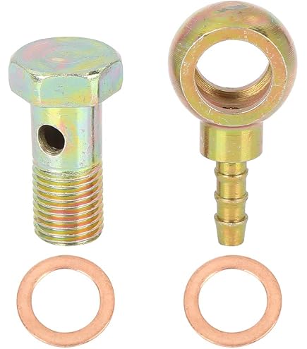 Raccord Banjo M18x1.5 Avec Rondelles Cuivre - Pour Système De Freinage Et Moteur