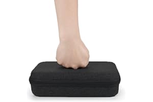 CRSUSUKJ Organizador de cables, organizador de bolsa electrónica, universal, accesorios electrónicos, bolsa de viaje, organizador para cables, iPad, cargador, palos USB, ratón, banco de energía (Negro)