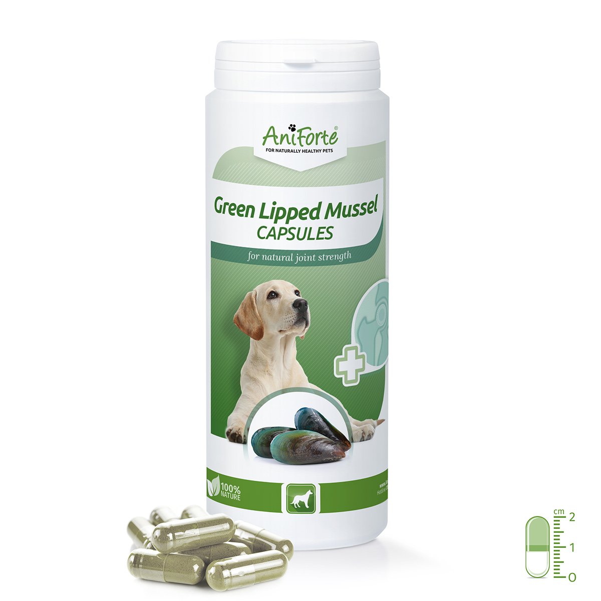 AniForte Green Lipped Mussel for Dogs and Cats 500mg x 300 Capsules