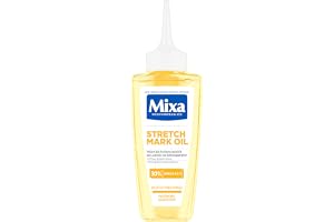 Mixa Stretch Mark Oil, oljefri bristningar, minskar utseende och klåda av bristningar, niacinamid Bright, allergivänlig, 100
