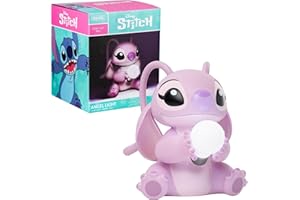 Angel Paladone Lampe Light - Licence officielle Lilo et Stitch - Cadeau de collection Disney, table de chevet, décoration de chambre à coucher