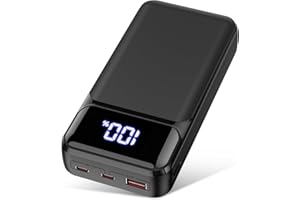 EVARY Batterie Externe,24000mAh Batterie Portable 22.5W USB C Input & Output Charge Rapide Power Bank Compatible avec iPhone 15 14 13 12 Pro Max Mini Plus Samsung iPad Pro etc