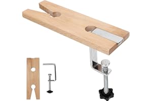 ‎HAPIVIDA Jeweller Bench Pin Clamp, Wooden Workbench, Professional Jewellers Making Processing Tools