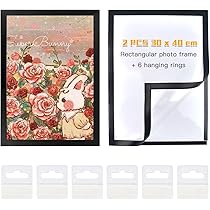 Aghoer Diamond Painting Rahmen 30x40cm - Magnetisch & Modern In Schwarz