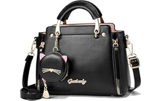 NICOLE & DORIS Women Handbag Crossbody Bag Girls Shoulder Bags Small PU Leathe Top Handle Bags Messenger Bags with Cute Coin Purse