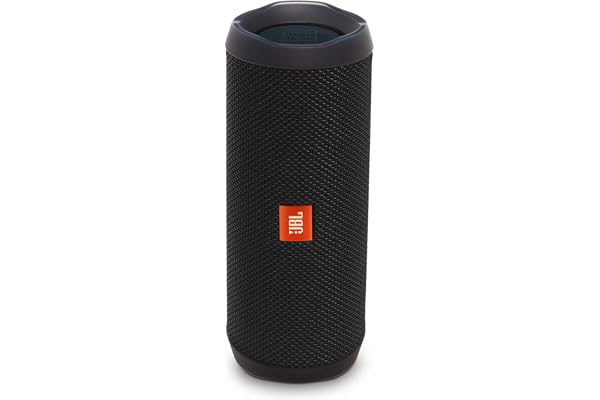JBL Flip 4 - Enceinte Bluetooth portable robuste - Étanche IPX7 pour piscine & plage - Autonomie 12 hrs - Qualité audio JBL - Noir