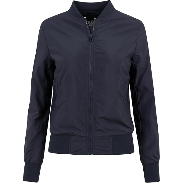 Veste Bomber Femme Légère Imprimée – Zippée, Poches Zippées, Style Décontracté Mi-saison