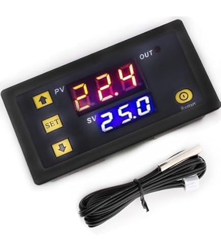 Termometro Con Sonda Modulo Sensore Di Temperatura Con Display Digitale XH- W1209 Moduli Regolatore Di Temperatura - Foto 3