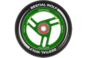 Bestial Wolf Freestyle Scooter Race Wheel, Diametro 100/110 mm (110, Verde)