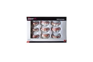 Smiffys Zähne und Fangzähne, Weiß, 9 Halloween