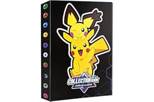 LUCKBOYI Porte Carte à Collectionner,Classeur Carte 4 Poche, Porte Cartes, Titulaire Cartes Album, Organisateur de Cartes,Livre de Protection Cartes, 30 Pages Capacité de 240 Cartes