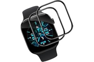 Carantee 2 Pièces Verre Trempé pour Apple Watch Series 10 46mm, Résistant Montre protection écran, Sans Bulles Vitre Haut Définition Vitre Protection Compatible avec Apple Watch 10 46mm