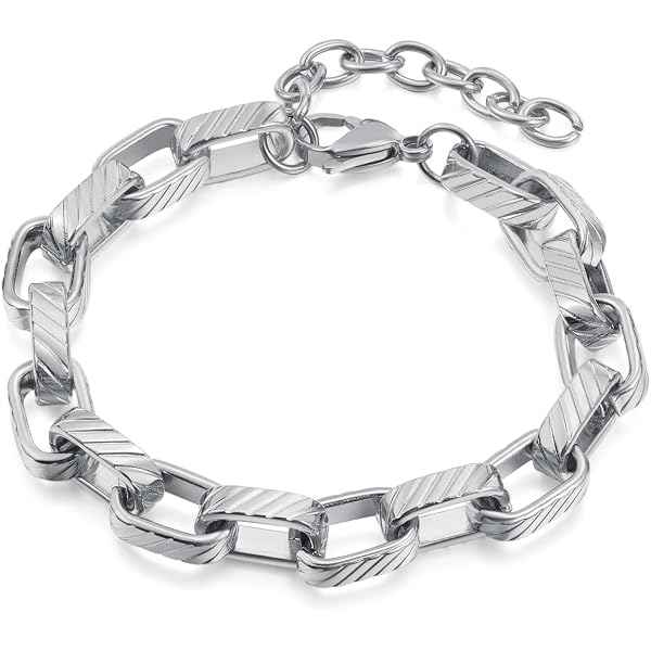 Bracciale Uomo Donna In Acciaio Inox Con Incisione – Larghezza 8 Mm, Circonferenza 17,5 Cm, Idea Regalo - 3