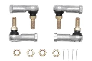 Gledewen Tie Rod End Kit, Compatible with 1997-2017 Honda Foreman 400/450 / 500, 2001-2017 Honda Foreman Rubicon 500, Two Sets Ball Joint, ATV Accessories