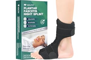 Keepaty Plantar Fasciitis Night Splint,Adjustable Breathable Plantar Fasciitis Relief Night Splints For Heel Ankle Arch Foot Pain,Plantar Fasciitis,Achilles Tendonitis Reusable