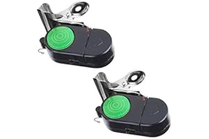 BBABBT Fishing Alarm Set, Bite Alarm Electronic Fishing Swinger Set Anti Impact Accessories LED Indicator Clip-On Fishing Rod Pole Fishing Accessories