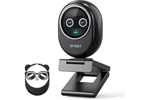 EMEET Piko+ Webcam 4K, World’s 1st Dual-Camera AI-Powered 4K Camera, 1/2.55'' Sony Sensor, 3 Mics&3 Sound Modes, Panda Magnetic Privacy Cover, USB C-C&C-A, Ideal for Livestreamers and Content Creators