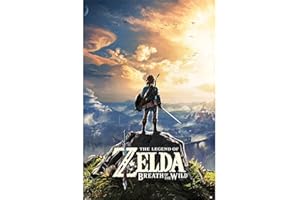 PYRAMID INTERNATIONAL Nintendo The Legend of Zelda: Breath of The Wild Sunset 61 x 91.5 cm Maxi Poster, Multicolore