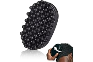 JAWUZ 1 Pièce Eponge cheveux afro, Curly brosse, Brosses à cheveux, Brosse cheveux afro, Brosse curly hair pour les cheveux bouclés tressés sales, Enroulé, Éponge