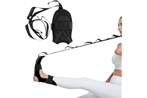 ZOOTSING Yoga Stretching Strap, Yoga Strap Fascienstdehner, Fitness Beindehner, Yoga Strap con 7 passanti, Fascia elastica con passanti per fitness, pilates, allenamento gambe, muscoli rilassanti