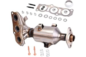 DIXHILLS Catalyseur avec pièces de montage compatible avec C1 (PM_, PN_) 107 (PM_, PN_) AYGO (_B1_) Remplacement pour 0342L5 171400Q010