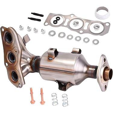 2 Stuks 2,5 Inch Gesponnen Universele Katalysator High Flow Roestvrij Staal 425250 Uitlaatkatalysator S202412242141