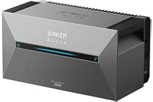 Anker SOLIX Solarbank 2 E1600 Pro, Balkonkraftwerk mit Speicher, 4 MPPT 2400W Solareingang, All-in-One Stromspeicher mit Mikroinverter, 1,6kWh, 1000W AC, 6000 Ladezyklen, 9,6kWh Kapazität, Plug&Play
