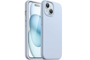 ‎JETECH JETech Silikonowy Etui dla iPhone 15 6,1 Cala, Jedwabisty Miękki w Dotyku Futerał Ochronny na Całe Ciało, Odporny na Wstrząsy Case (Niebieski)