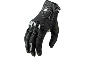 O'NEAL | Fahrrad- & Motocross-Handschuhe | MX MTB DH FR Downhill Freeride | 4-Wege-Stretch, Karbon-Knöchelschutz, Silikonbeschichtet | Butch Carbon Glove | Erwachsene | Schwarz